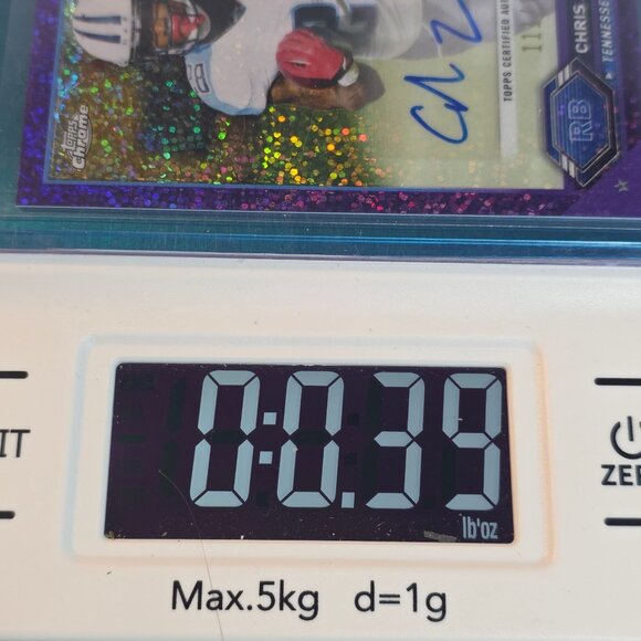 Chris Johnson Topps Chrome Certified Autograph Variation 111/199 Tennessee Titan - Picture 10 of 10